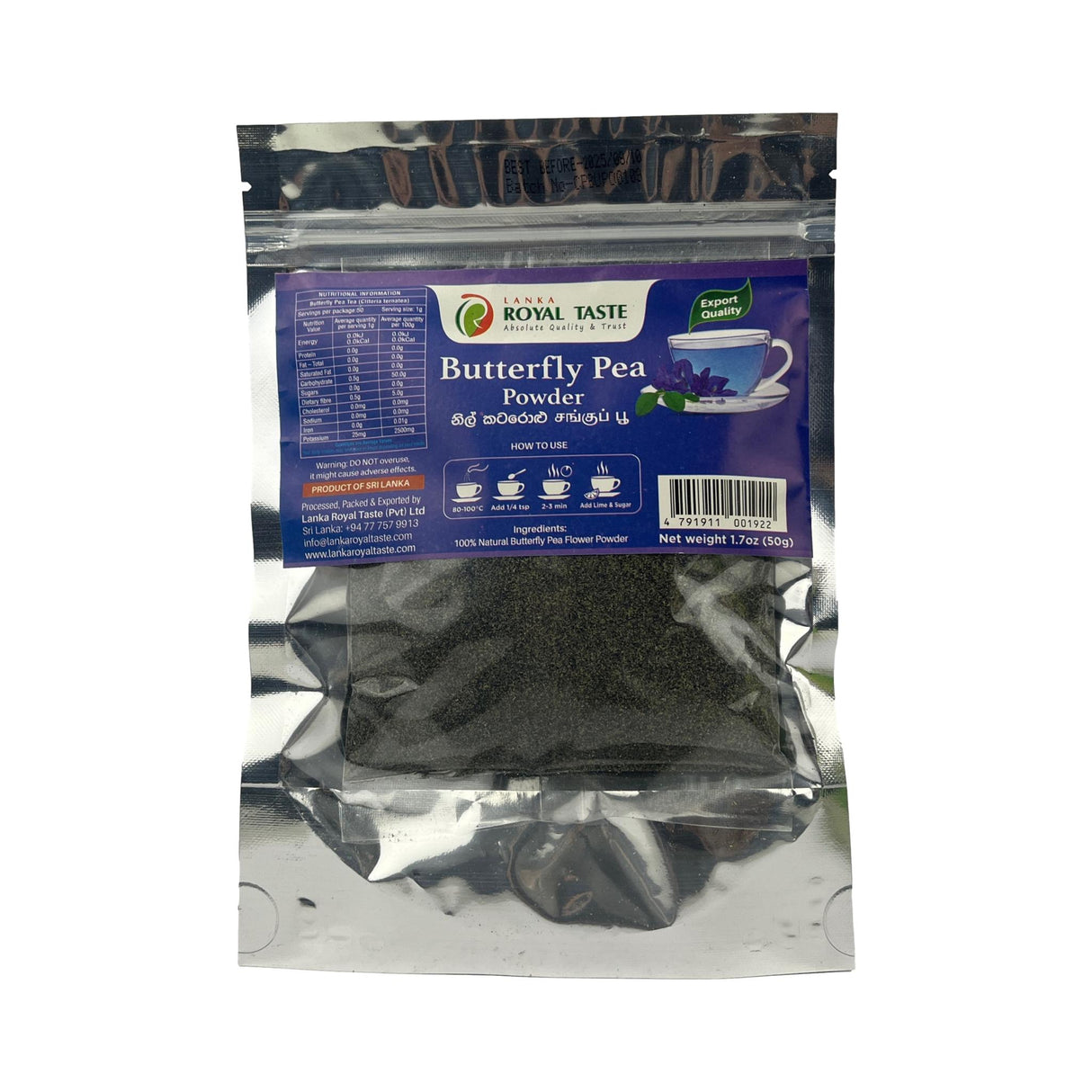 Royal Taste Butterfly Pea Tea 20g