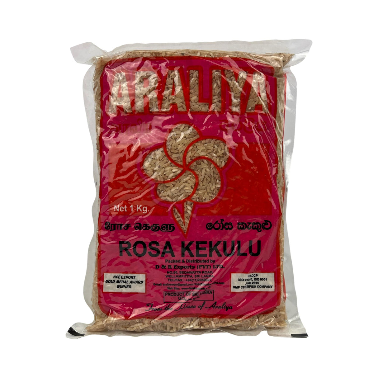 Araliya Rosa Kekulu Rice 1kg