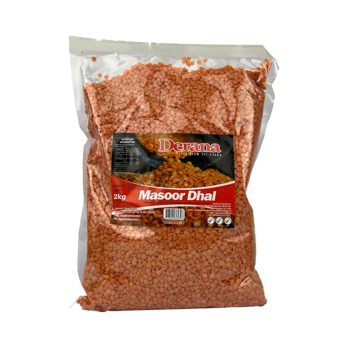 Derana Masoor Dhal 2kg